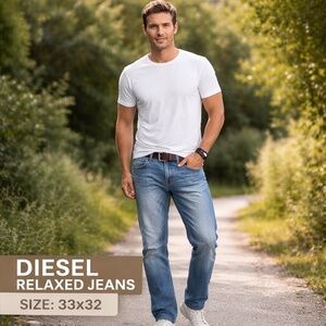 Diesel Industry Relaxed Fit Jeans – Size 33x32